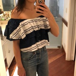 Faithful the Brand Off the Shoulder Crop Top